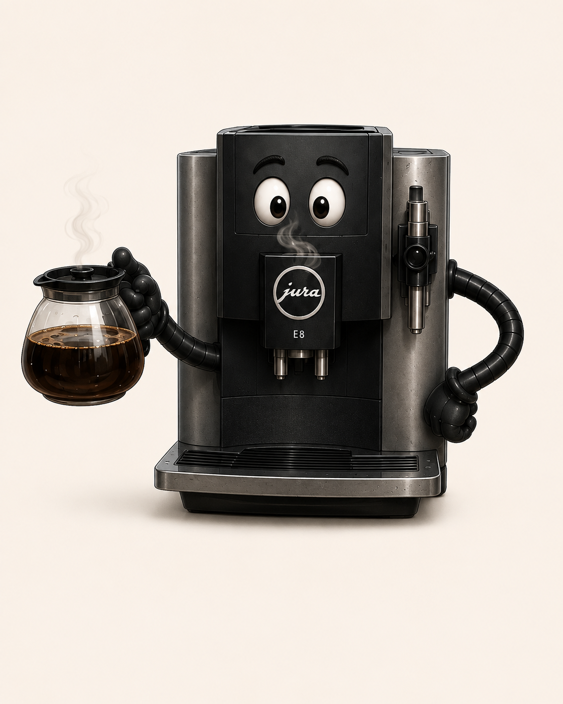 Jura-Jörgen med kaffekanna